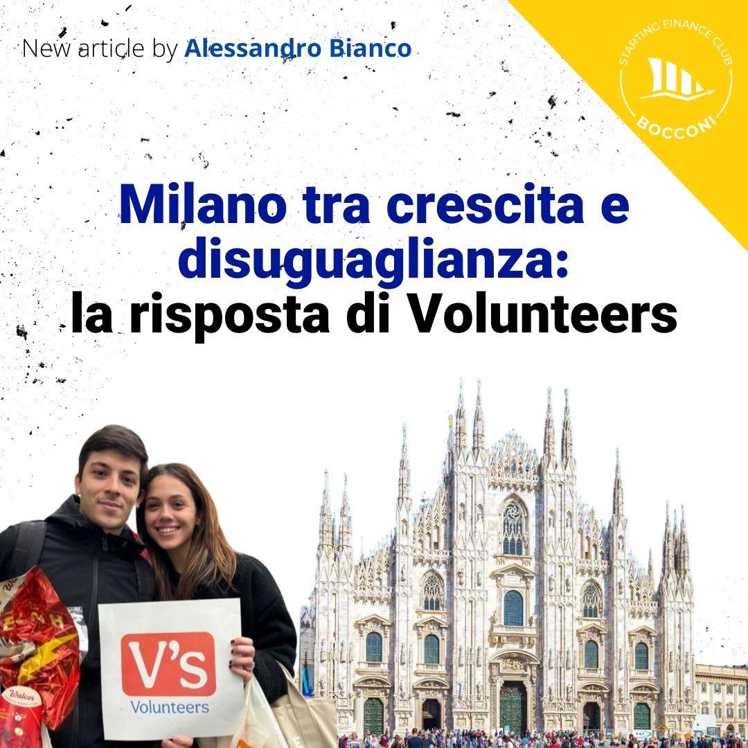 Milano tra crescita e disuguaglianza: la risposta di&nbsp;Volunteers