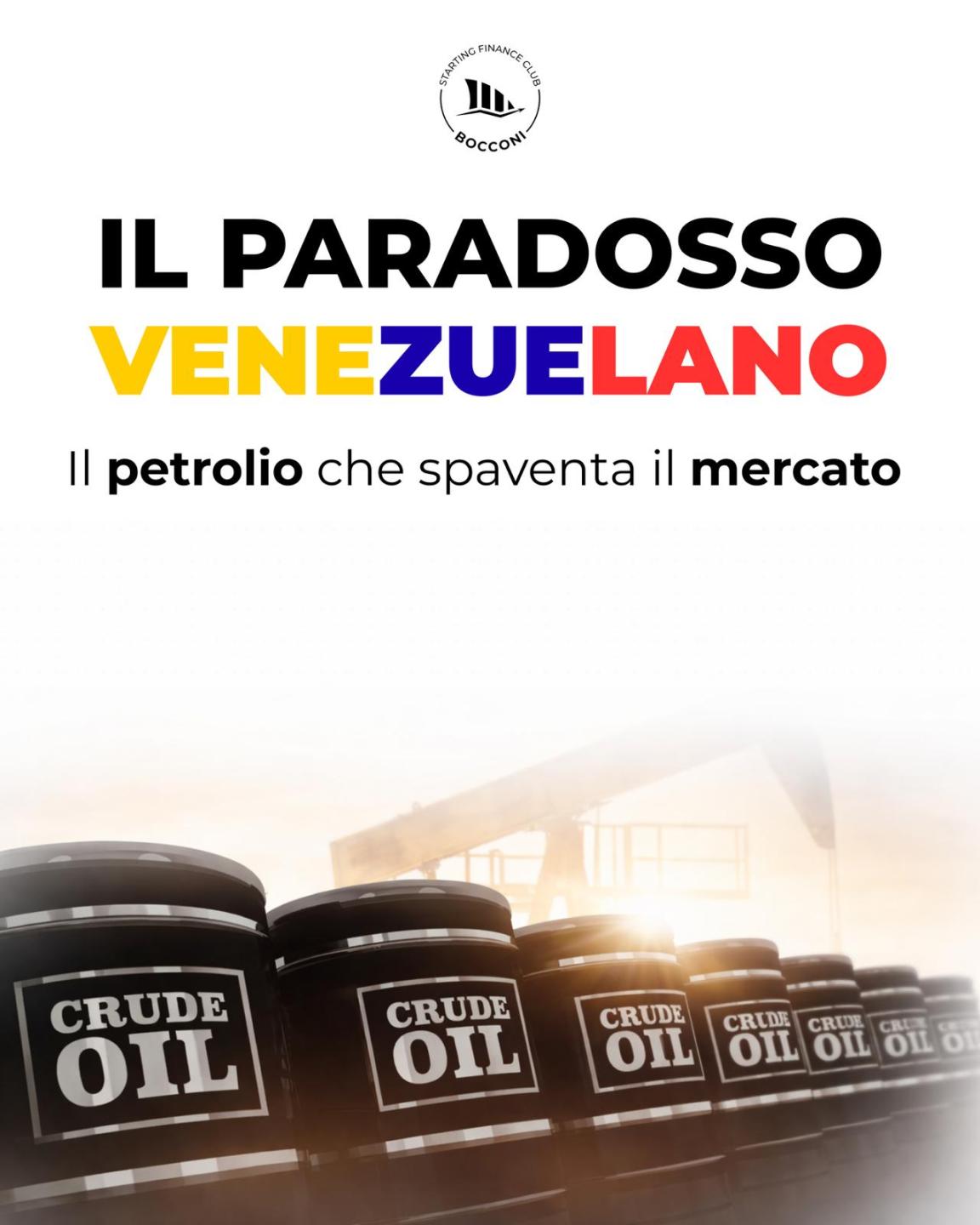 IL PARADOSSO VENEZUELANO: Il petrolio che spaventa il&nbsp;mercato